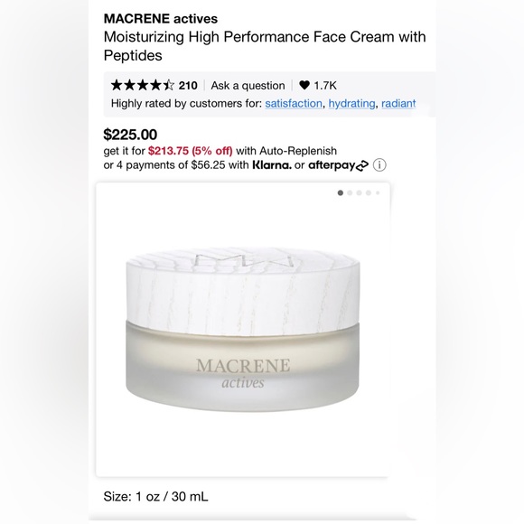 NEW MACRENE actives Moisturizing High Performance Face Cream - Picture 5 of 7